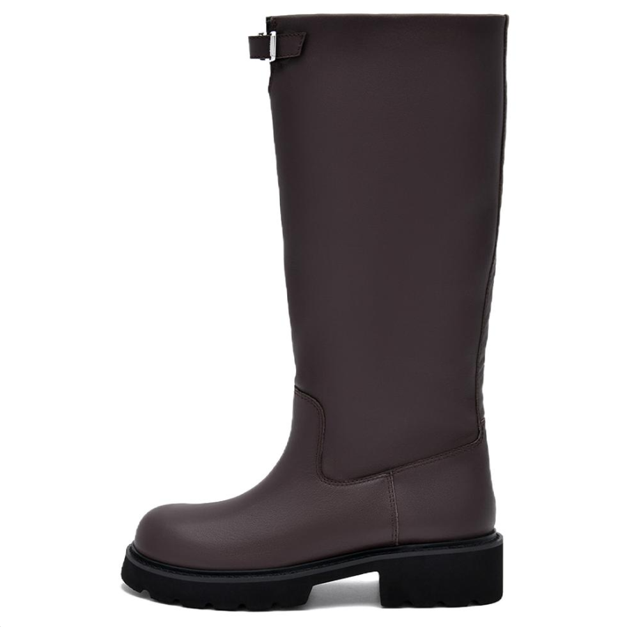 PEDRO Knee High Boots Women's Black/Umber