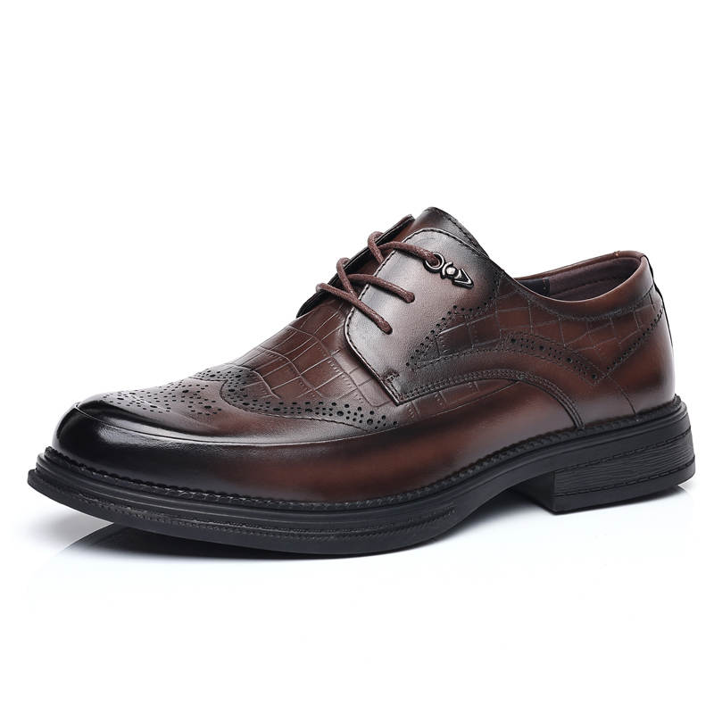 MODENGPAN MODENGPAN Casual Leather Shoes Men's Low Top