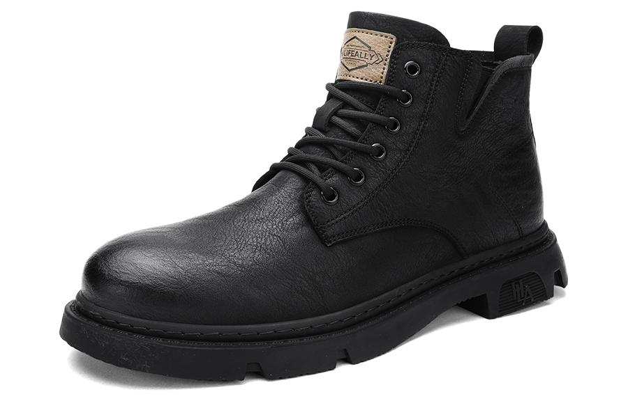 HLA HLA Combat Boots Men's Black/Khaki