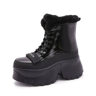 MILANLIANGE Microfiber Leather Ankle Boots 5.5cm Women's