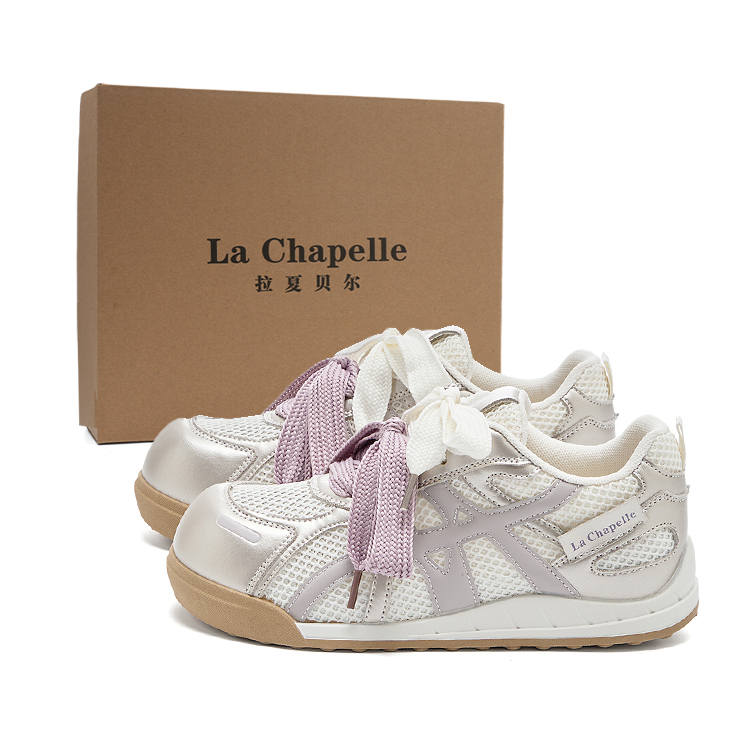 La Chapelle Low top Casual Shoes Women's Beige Purple