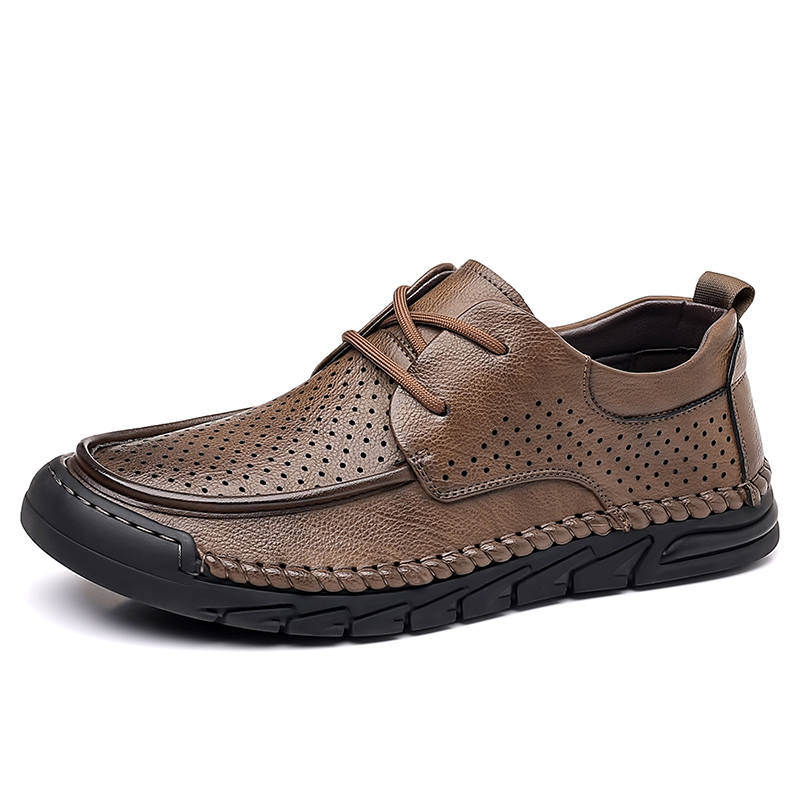 POPULAR ROUSE PR Cow Split Leather Casual Shoes Men's