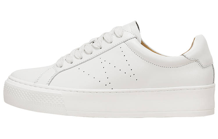 Wayne Flex Skateboard Shoes Women's Low Top White