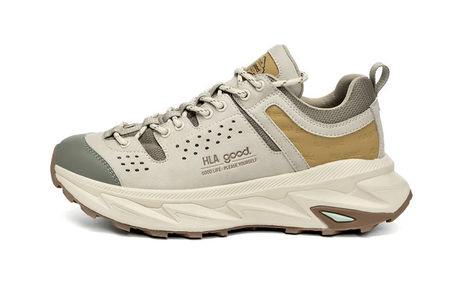 HLA Textile, Synthetic Leather Slip Resistant Low top Casual Shoes Men's