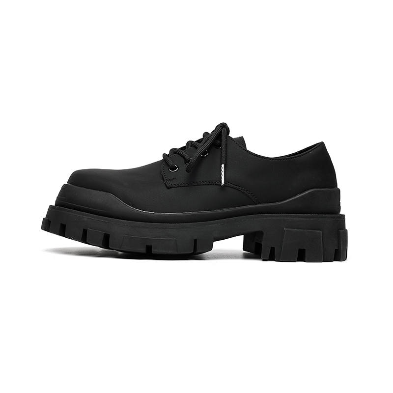 CHILANG Derby Shoes Casual Leather Shoes Unisex