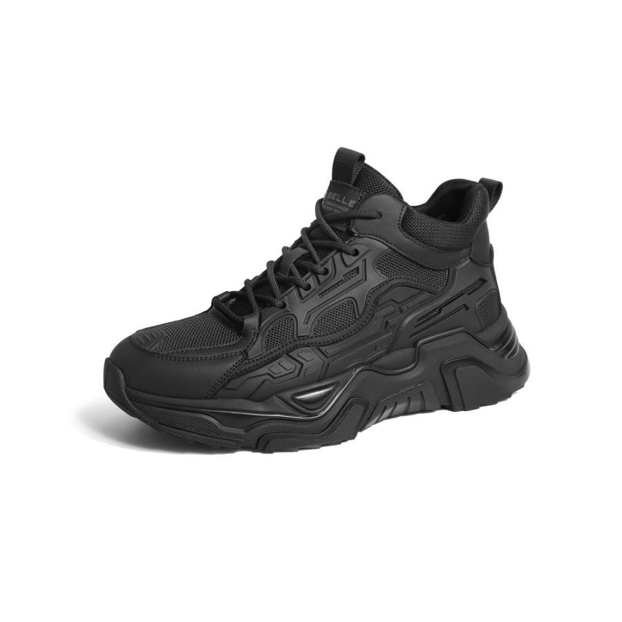 BELLE BELLE Fabric Chunky Sneakers Men's Black
