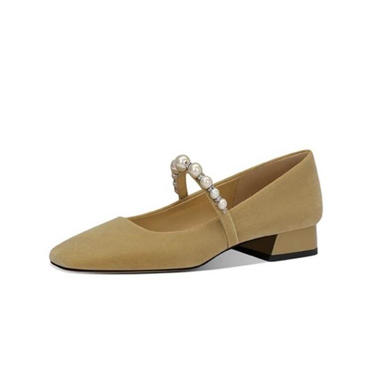 JESSICA SOPHIA Suede Mary Jane Shoes Women's