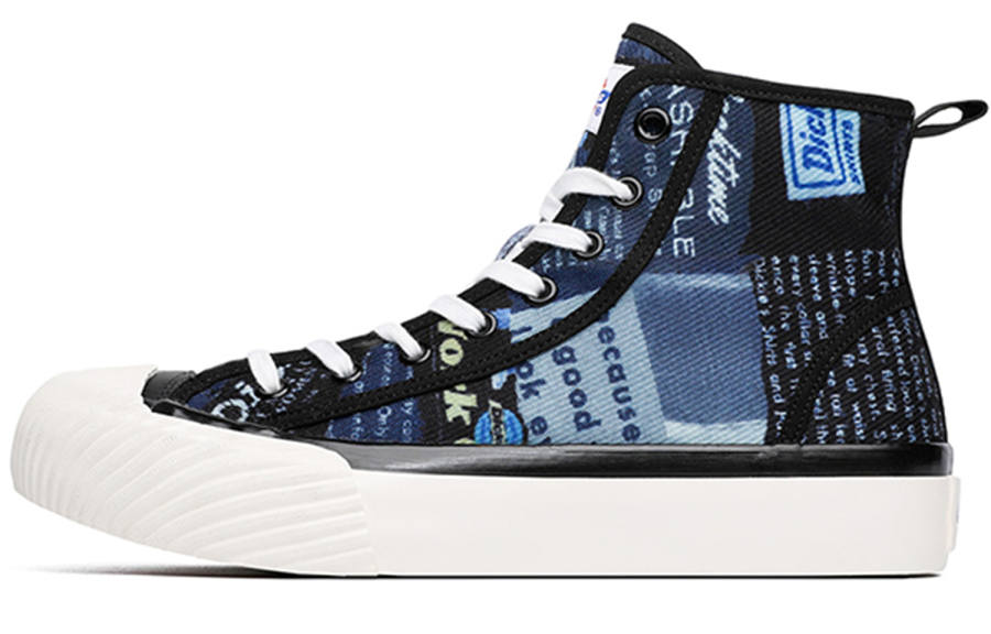 Dickies Dickies Canvas Shoes Men's High Top Black/Blue