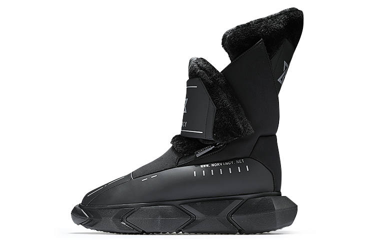 NORVINCY Snow Boots Unisex Black