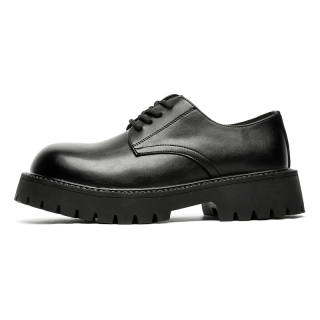 RANQI Microfiber Leather Abrasion Resistant Abrasion Resistant Low top Casual Shoes Unisex Black