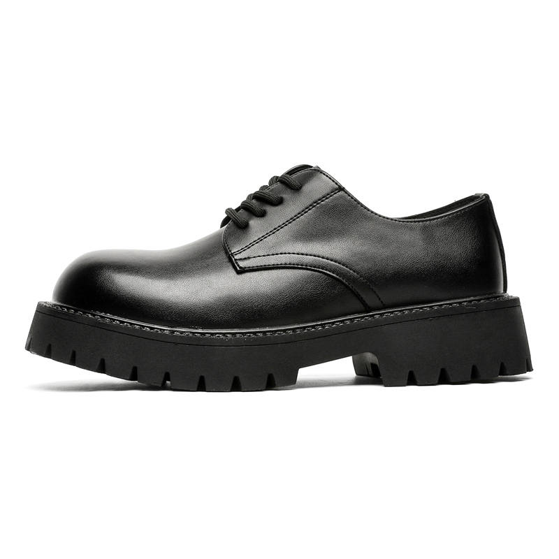 RANQI Microfiber Leather Abrasion Resistant Abrasion Resistant Low top Casual Shoes Unisex Black