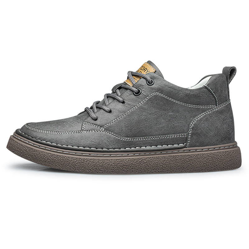 Mansion bull GONGNIUSHIDI Cow Split Leather Slip Resistant Abrasion Resistant Slip Resistant Abrasion Resistant Low top