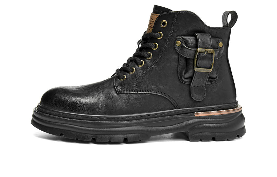 HLA HLA Combat Boots Men's Black, Brown