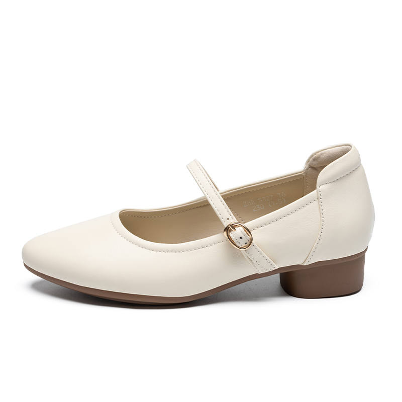 ZHR Cow Leather Women's Casual Shoes 3cm Women's