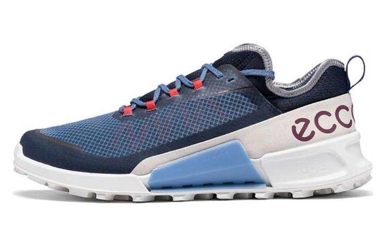 Ecco Step 2.1 Series Fabric Breathable Low top Sports Casual Shoes Men's Ocean Blue