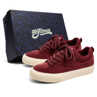 OUGLEMEN Red Snake Welcome Spring Collection Canvas Lightweight Breathable Lightweight And Breathable Low top