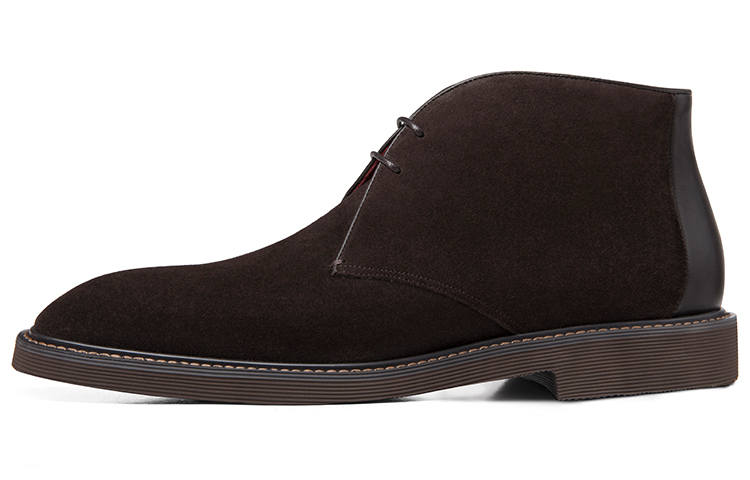 THOM WILLS British Vintage Desert Leather Boots Cow Suede Ankle Boots Men's