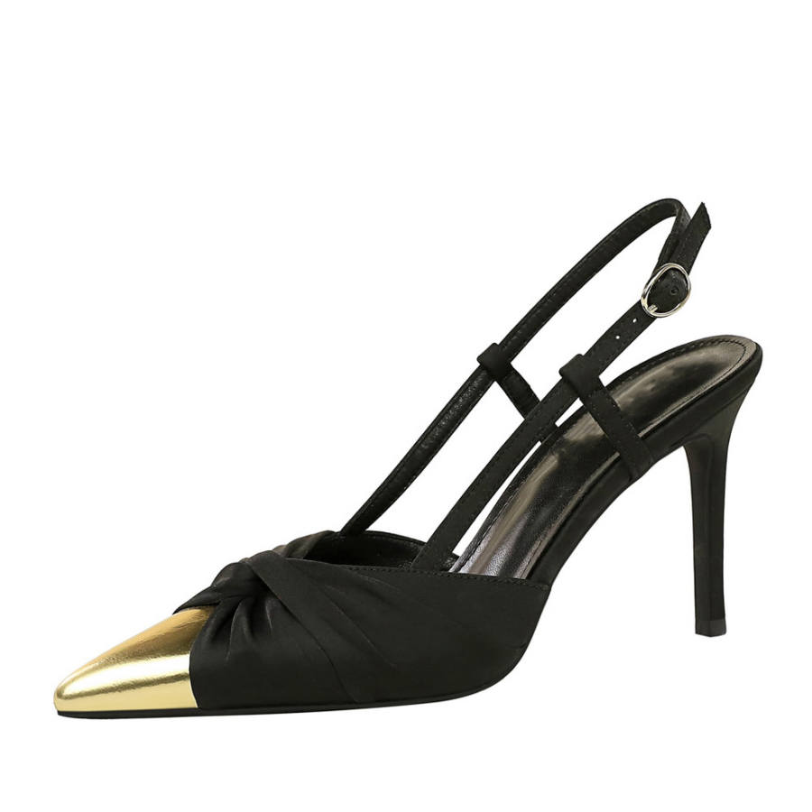 YAFEI XUANYU Fabric Slim Heel High Heels 9cm Women's