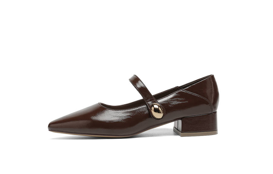 HLA Chunky Heel Mary Jane Shoes Women's