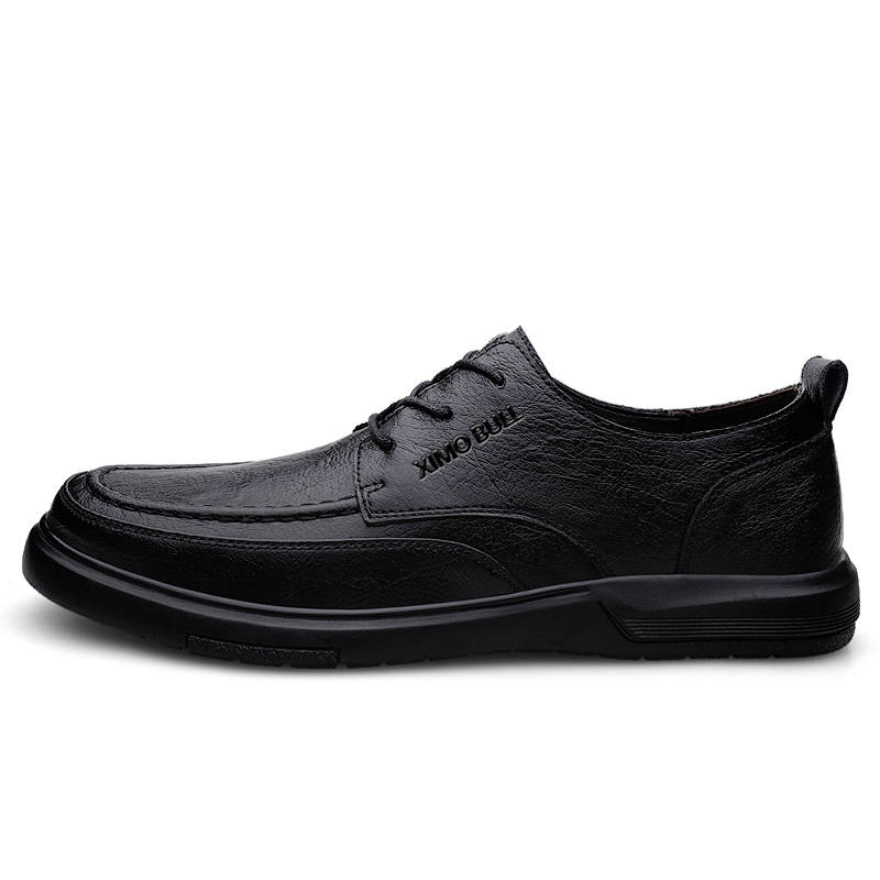 XIMO BULL Cow Split Leather Men's Casual Shoes Men's