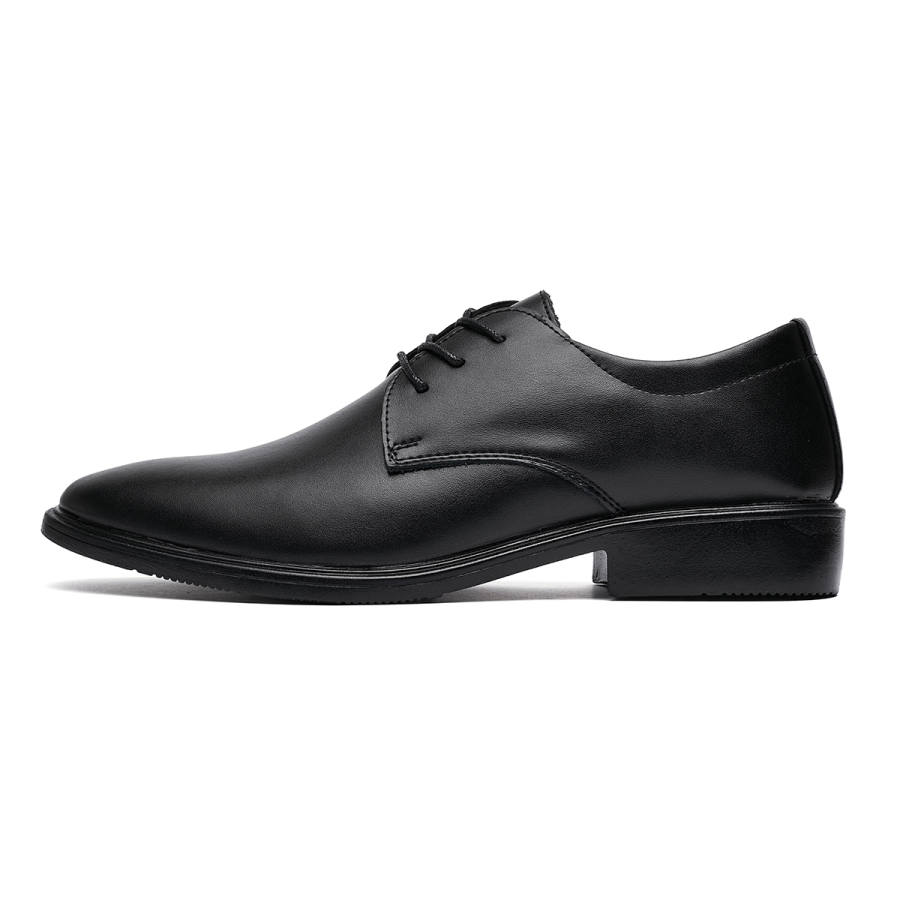 PINYI Cow Split Leather Dress Shoes Men's Black