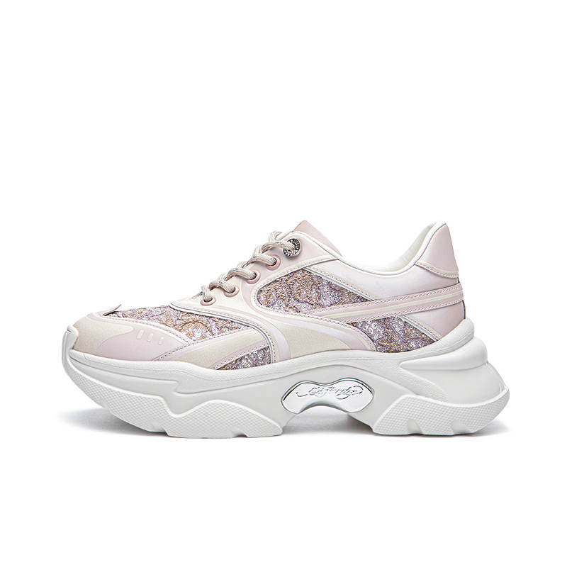 Ed Hardy ACC Slip Resistant Abrasion Resistant Low top Chunky Sneakers Unisex