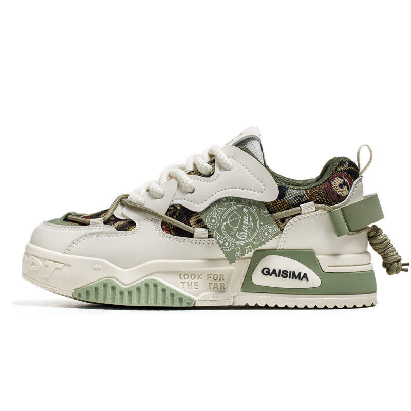 GAISIMA Canvas Breathable Low top Skateboard Shoes Men's