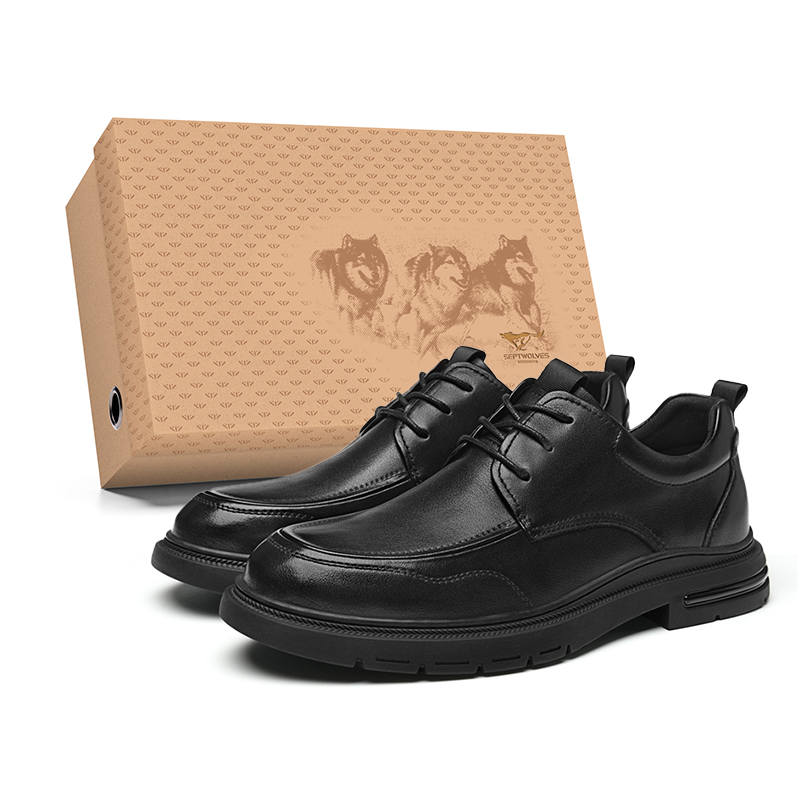 SEPTWOLVES Box Dress Shoes Men's Black