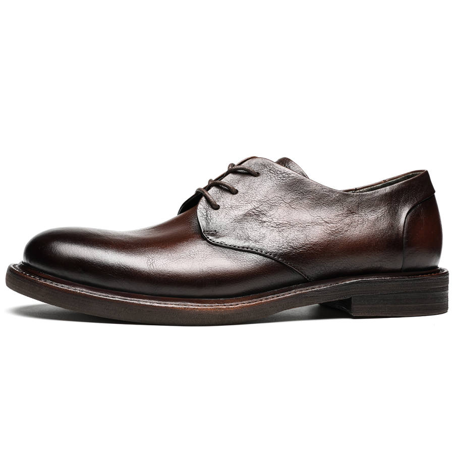 DIENGRLEY Top Grain Cow Leather Dress Shoes Men's