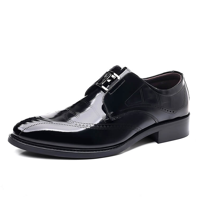 GZZ Dress Shoes Men's Low Top Black