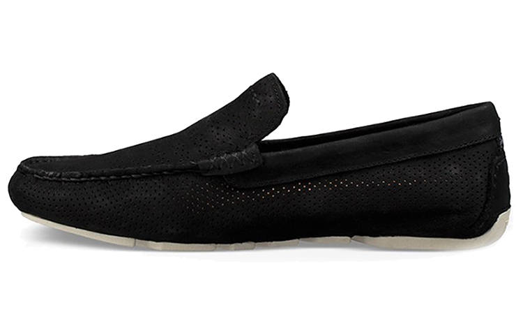 UGG Cruiser Henrick Stripe Perf Slip on Abrasion Resistant Breathable Low top Sports Casual Shoes Men's Black