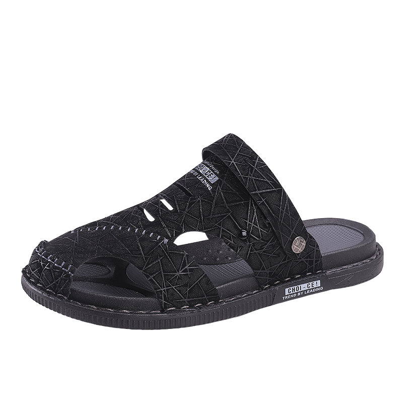 CAOZE Beach Sandals Unisex Black/Gray