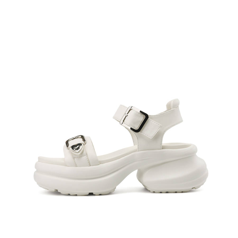 Rosa Bianca Top Grain Cow Leather Beach Sandals Women's