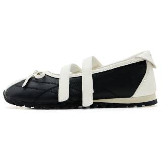 HERLOOK Twin Ballet Square Toe Thin Sole Lightweight Synthetic Leather Mary Jane Shoes Women's