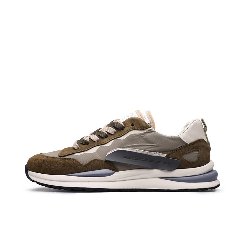 PARDASAUL Men's Casual Shoes Men's Low Top Khaki