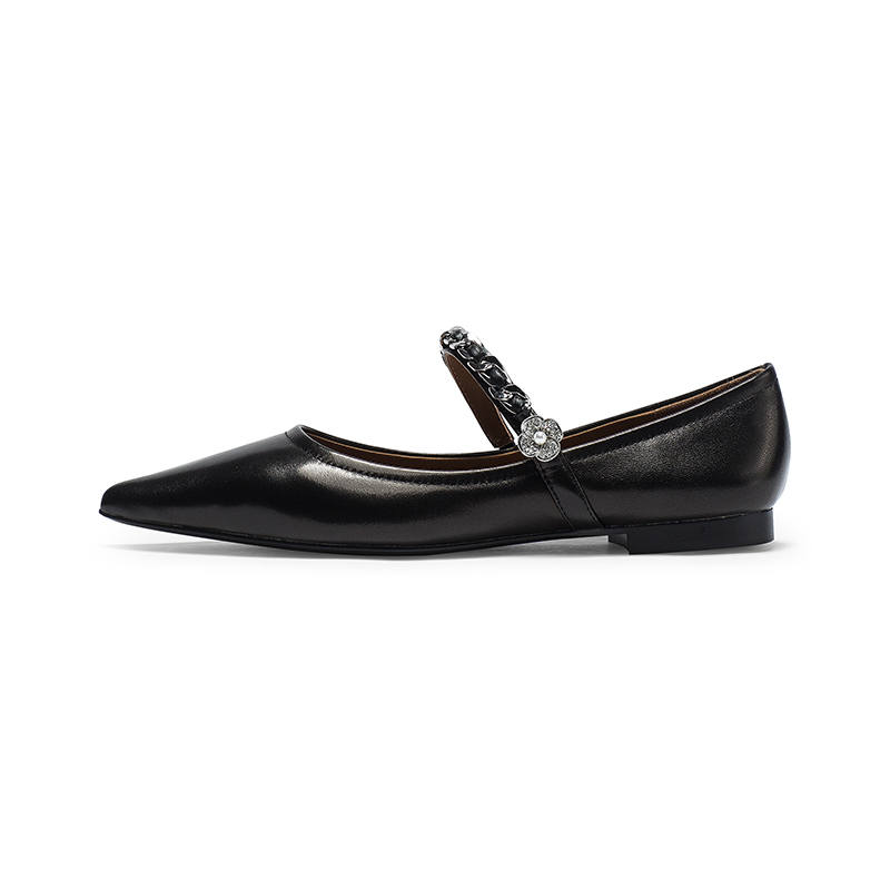 Coup De Foudre Sheepskin Casual Shoes 1CM Women's