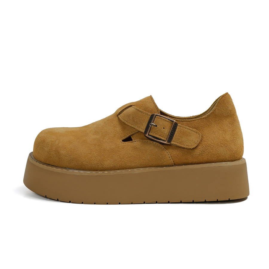 BOJUEMAO Cow Suede Casual Shoes Women's
