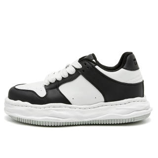 DVO Balance Abrasion Resistant Balance Abrasion Resistant Low top Platform Skateboard Shoes Unisex Black White