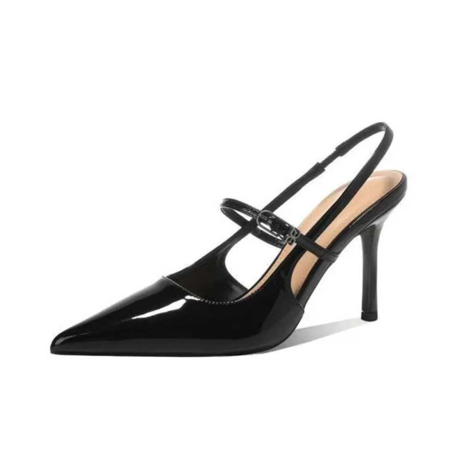 WOXXXN Pu Slim Heel High Heels Women's