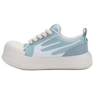 RHIME USA ASTROPOD Lace Up Low top Canvas Shoes Unisex White Blue