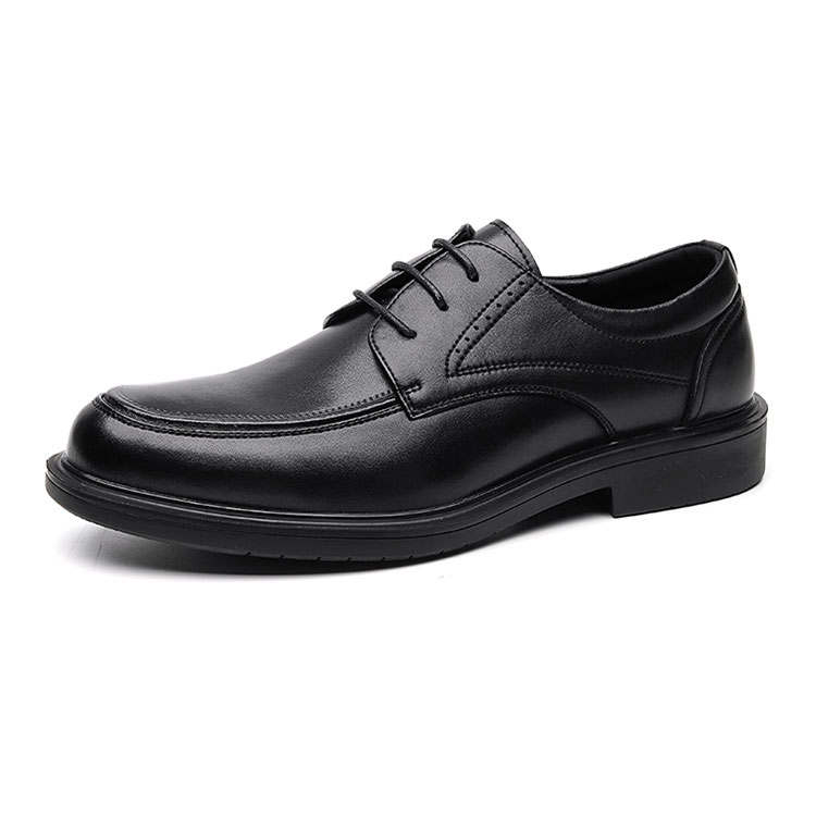 KAQIAODI Microfiber Leather Dress Shoes Men's Black