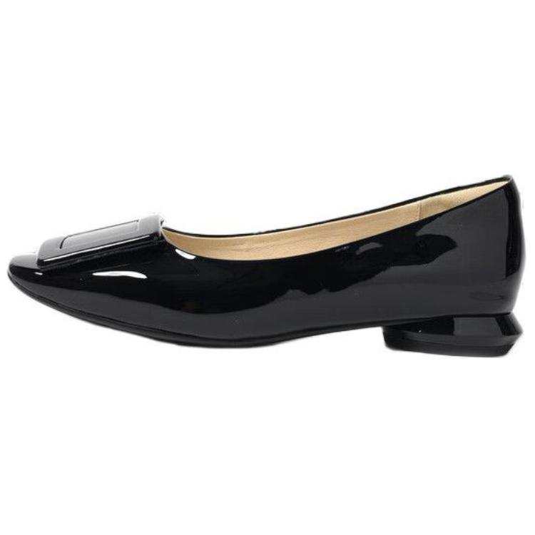 STEVE MADDEN Cow Leather Casual Shoes 2.3CM Women's Black