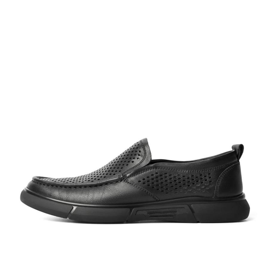BELLE Cow Leather Casual Shoes 2cm Men's Black