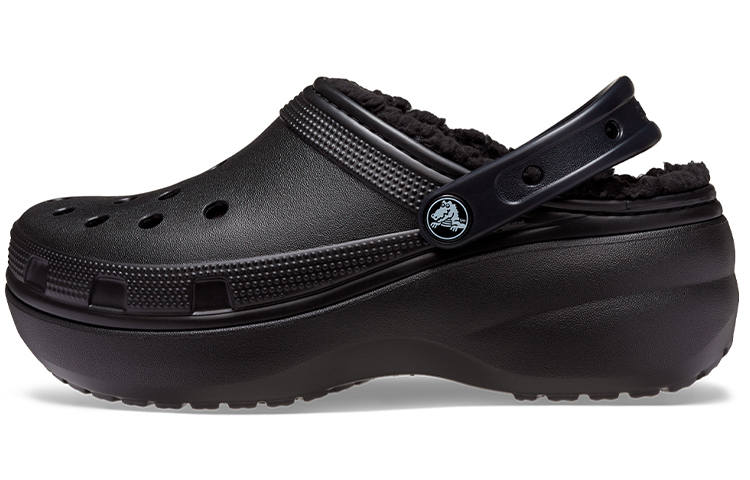 Crocs Crocs Classic Platform Lined Clog 'Black' Women's