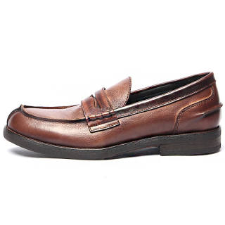 DIENGRLEY Loafers Men's Low Top Coffee