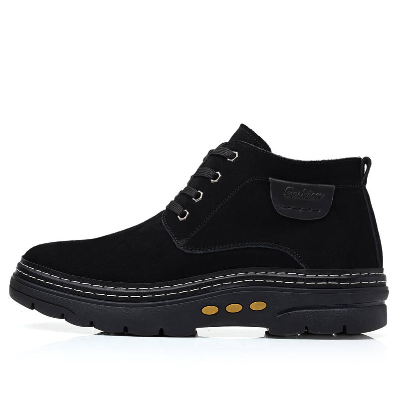 MINGYITU Abrasion Resistant Abrasion Resistant Slip Resistant Thermal, Fashion Fleece Lined Short Snow Boots Unisex