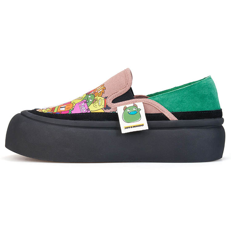 Joy&Mario Cow Split Leather Casual Shoes Women's Purple