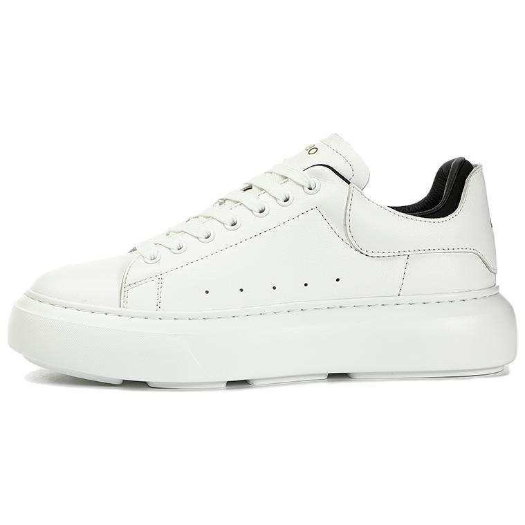 DIBO Cow Leather Breathable And Lightweight Mid top Skateboard Shoes Women's