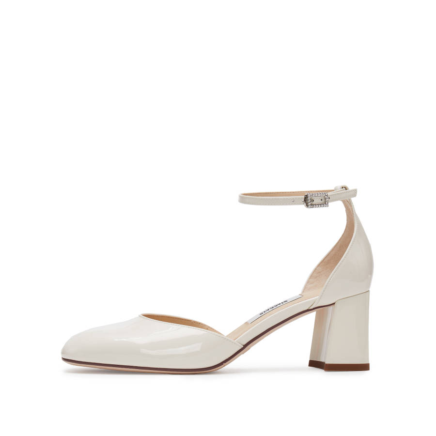Staccato Chunky Heel Pointed Toe Shiny High Heels 6CM Women's