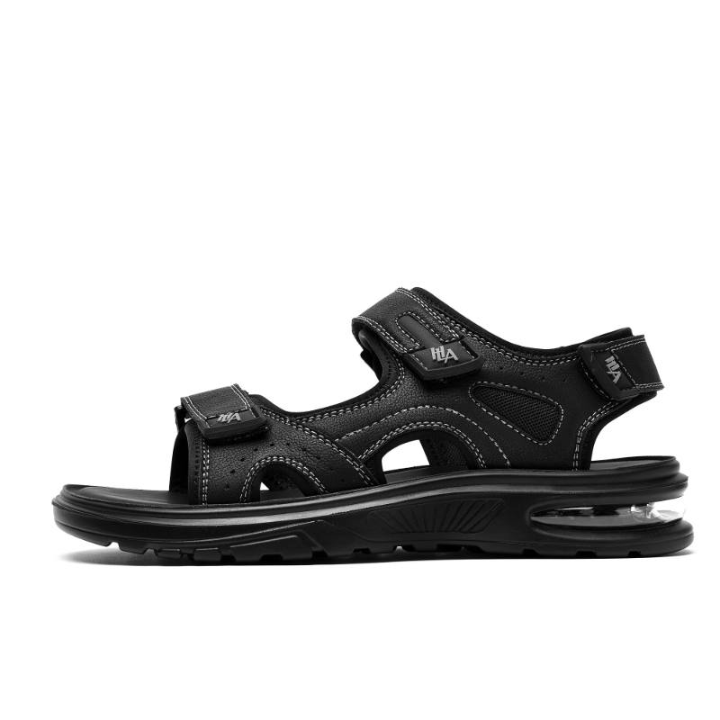 HLA HLA Beach Sandals Men's Black/Gray